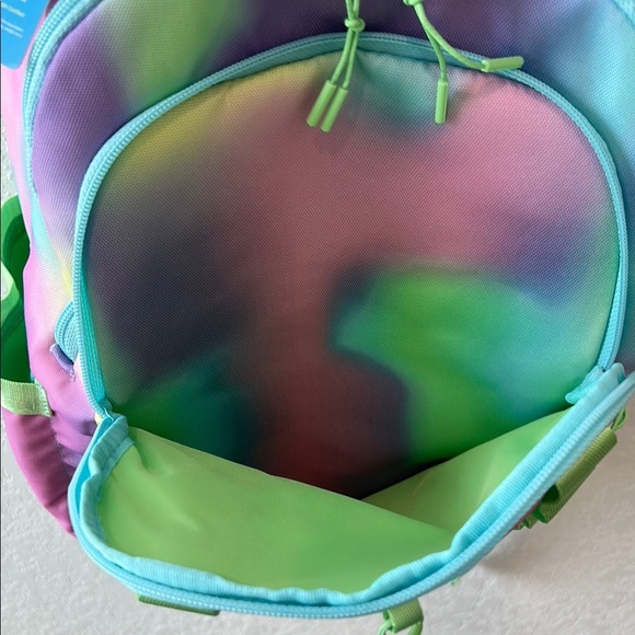 Ecotech Green and Purple Bag with Tie-Dye Design - Picture 6 of 10